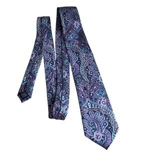Vintage Pierre Cardin Hand Made Paisley Necktie